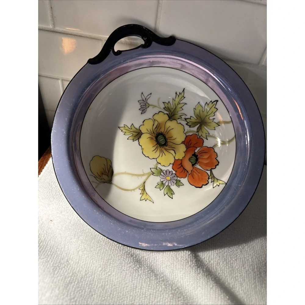 Vintage‎ Hand Painted Noritake Bowl 7.5